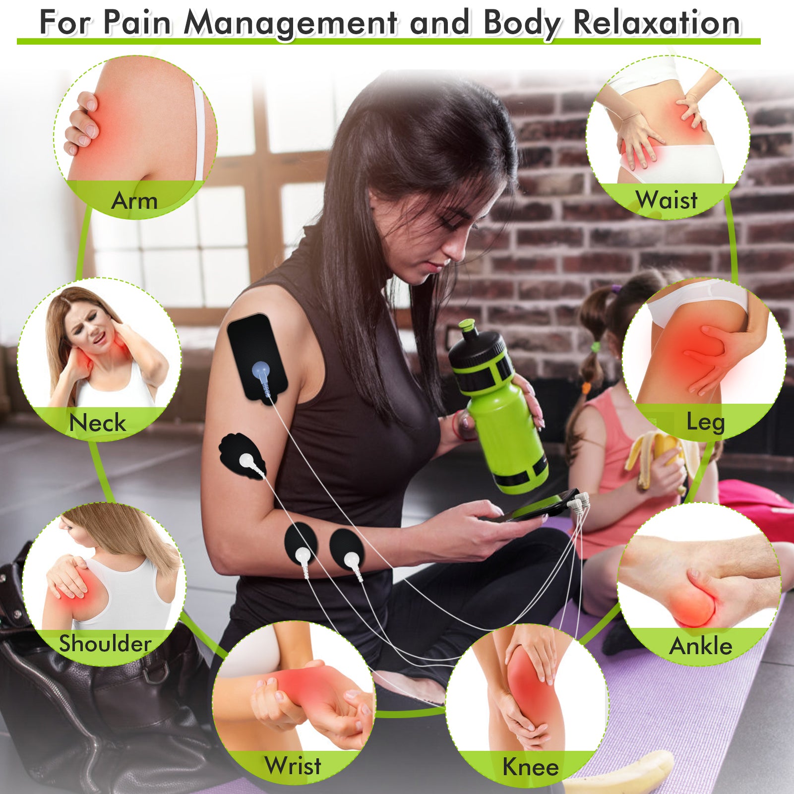 Belifu Tens Unit Massager Pain Relief Therapy SM9126 Muscle