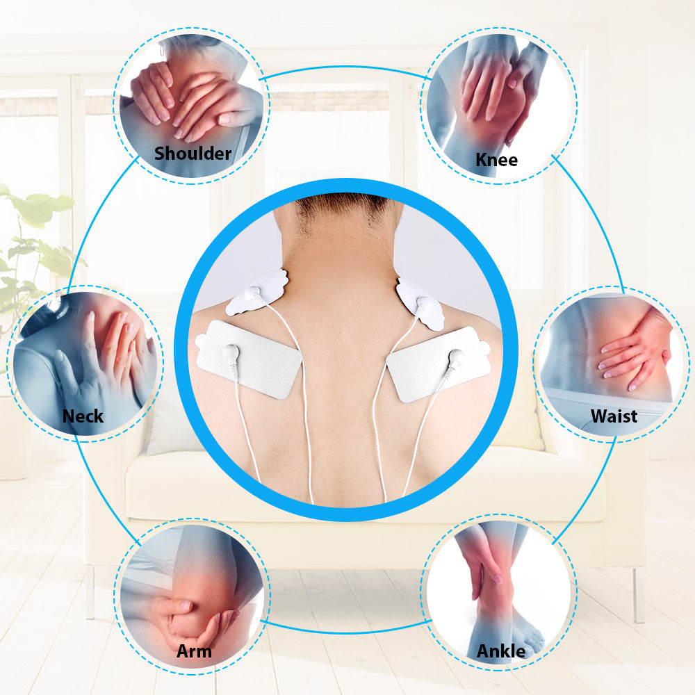 Electrodes for TENS Unit and Electrode Pads for TETNS EMS