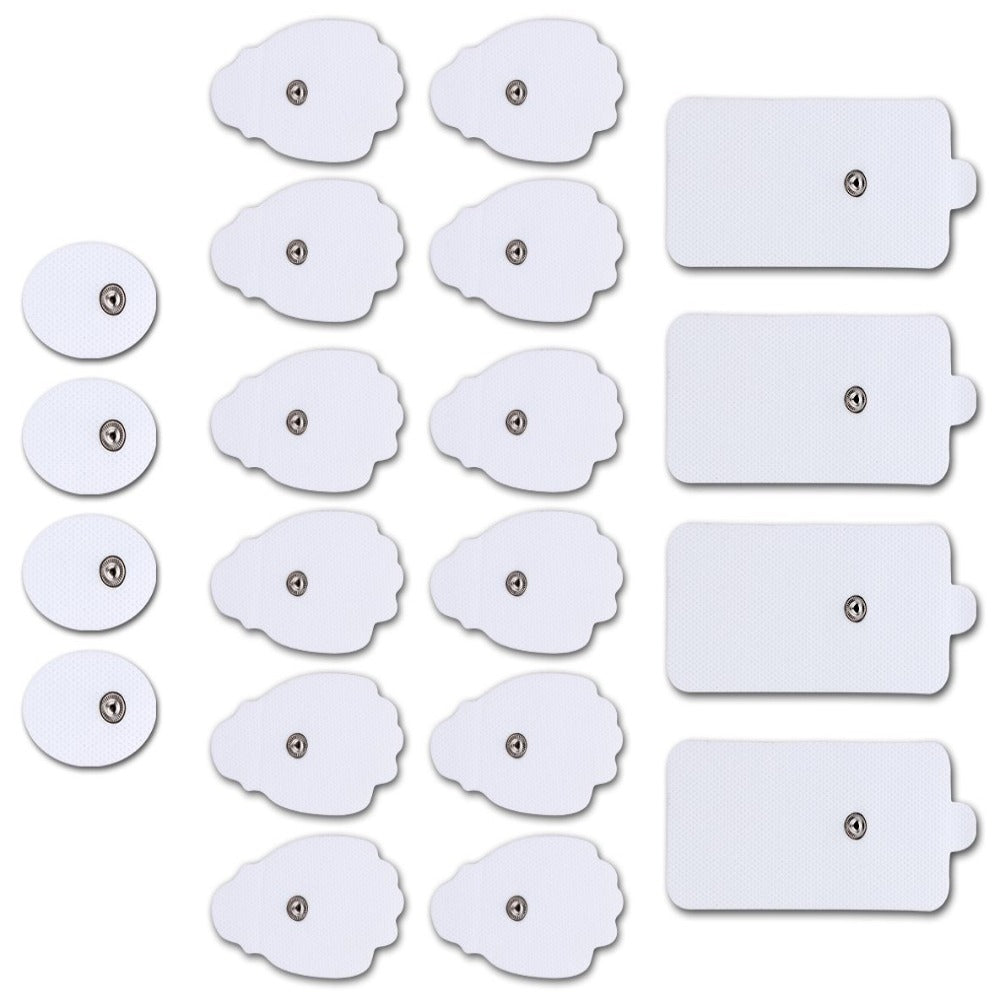 Belifu electrode pads 20 pcs with 2.35mm shielded replacement electrode